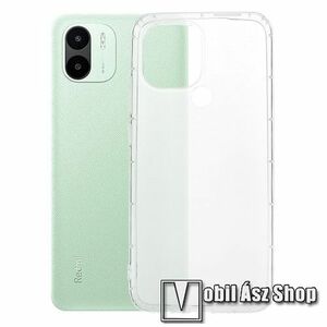 Szilikon védő tok / hátlap - FÉNYES - ÁTLÁTSZÓ - erősített sarkok - Xiaomi Redmi A1 Plus / A2 Plus / Poco C50 / C51 kép