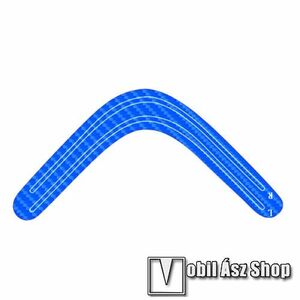 SONY Playstation 5 (PS5) LED fénysávra öntapadós matrica - PVC anyag, karbon mintás - KÉK kép