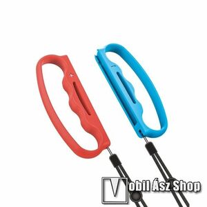 Nintendo Switch Joy-Con vezérlőkhöz bokszoló fogantyú - csuklópánt, a legtöbb bokszoló játékkal kompatibilis - KÉK / PIROS kép