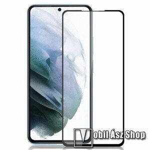 MOCOLO előlap védő karcálló edzett üveg - FEKETE - 9H, 0, 33mm, Arc Edge, A teljes kijelzőt védi, a teljes felületén tapad! - SAMSUNG Galaxy S23 Plus - GYÁRI kép