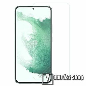 Előlap védő karcálló edzett üveg - 0, 18 mm vékony, 9H, Arc Edge, A képernyő sík részét védi - SAMSUNG Galaxy S23 Plus kép