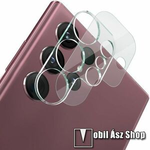 IMAK kamera lencsevédő üvegfólia - 1db, 9H, 0.2 mm, Arc Edges - SAMSUNG Galaxy S23 Ultra - GYÁRI kép