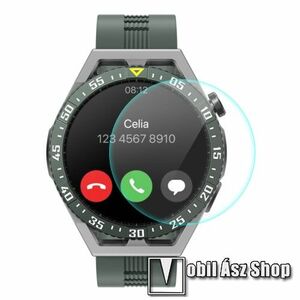 ENKAY HAT-PRINCE okosóra előlap védő karcálló edzett üveg - 1db - 0, 2 mm vékony, 9H, 2.15D, A képernyő sík részét védi - HUAWEI Watch GT Runner / Watch GT 3 SE - GYÁRI kép