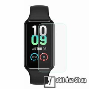 Xiaomi Amazfit Band 7, TPU okosóra képernyővédő fólia, 1db, Clear, törlőkendővel kép
