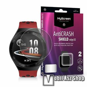 MyScreen Protector AntiCrash Shield Edge3D okosóra képernyővédő fólia - Ultra Clear, ÖNREGENERÁLÓ! - 2db - HUAWEI Watch GT 2e - GYÁRI kép