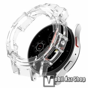 Okosóra műanyag védő tok / keret - ÁTLÁTSZÓ - ERŐS VÉDELEM! - SAMSUNG Galaxy Watch4 44mm (SM-R870) / Watch5 44mm (SM-R915F) kép
