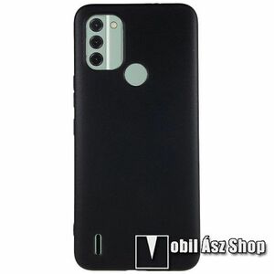 Szilikon védő tok / hátlap - MATT - FEKETE - NOKIA C31 kép