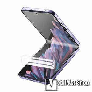 TPU képernyővédő fólia - Ultra Clear - 1db, törlőkendővel, A TELJES KIJELZŐT VÉDI! - Oppo Find N2 Flip kép