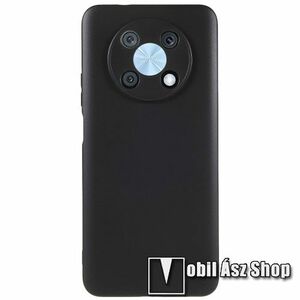 Szilikon védő tok / hátlap - MATT - FEKETE - HUAWEI nova Y90 4G / Enjoy 50 Pro 4G kép