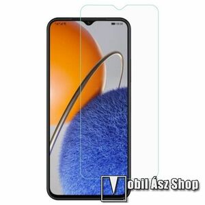 Előlap védő karcálló edzett üveg - 0, 3 mm vékony, 9H, Arc Edge, A képernyő sík részét védi - HUAWEI nova Y61 kép