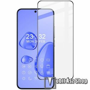 IMAK Pro+ előlap védő karcálló edzett üveg - FEKETE - 9H, A teljes felületén tapad! - A TELJES KIJELZŐT VÉDI! - Xiaomi 13 - GYÁRI kép