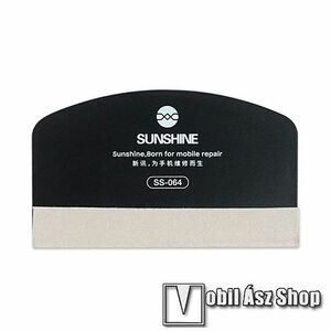 SUSNSHINE műanyag fólia kasírozó / simító - segítségével a fóliát könnyedén és buborékmentesen ragaszthatjuk fel a felületre, 74mm x 49mm - FEKETE - SS-064A - GYÁRI kép