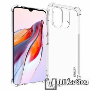 ENKAY HAT PRINCE szilikon védő tok / hátlap - FÉNYES - ÁTLÁTSZÓ - erősített sarkok, ERŐS VÉDELEM! - Xiaomi Redmi 12C / Redmi 11A / Poco C55 - GYÁRI kép