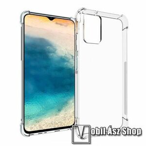 Szilikon védő tok / hátlap - FÉNYES - ÁTLÁTSZÓ - erősített sarkok - NOKIA G22 kép