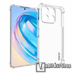 ENKAY HAT PRINCE szilikon védő tok / hátlap - FÉNYES - ÁTLÁTSZÓ - erősített sarkok, ERŐS VÉDELEM! - HUAWEI Honor X8a - GYÁRI kép