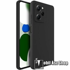 IMAK UC-3 szilikon védő tok / hátlap - MATT FEKETE - Xiaomi Poco X5 Pro / Redmi Note 12 Pro Speed - GYÁRI kép