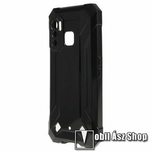 Szilikon védő tok / hátlap - FEKETE - Cubot KingKong 5 kép
