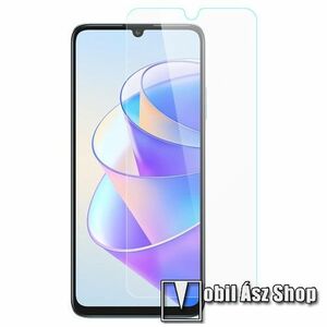 AMORUS előlap védő karcálló edzett üveg - 0, 3 mm vékony, 9H, Arc Edge, A képernyő sík részét védi - HUAWEI Honor X7a - GYÁRI kép