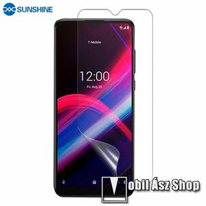 SUNSHINE Hydrogel TPU képernyővédő fólia - Ultra Clear, ÖNREGENERÁLÓ! - 1db, TOKBARÁT - TELEKOM T PHONE 5G (Revvl 6 5G) / T Phone 5G (2023) - GYÁRI kép