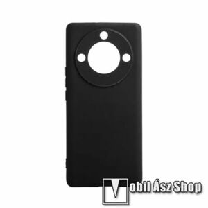 Szilikon védő tok / hátlap - MATT - FEKETE - HUAWEI Honor X40 kép