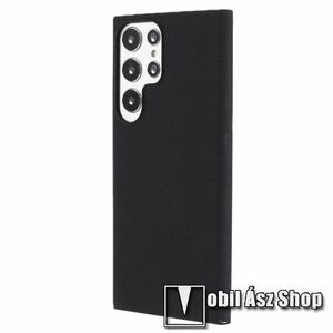 Műanyag védő tok / hátlap - MATT FEKETE - SAMSUNG Galaxy S23 Ultra (SM-S918) kép