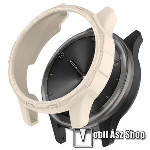 Okosóra szilikon védő tok / keret - CSONTFEHÉR - bumper - Garmin vivomove Trend kép