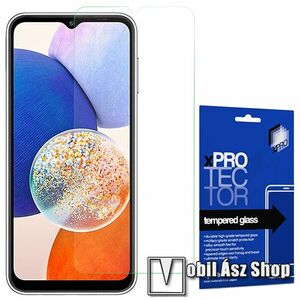 Xpro előlap védő karcálló edzett üveg - 0, 33 mm vékony, 9H, Arc Edge, A képernyő sík részét védi - SAMSUNG Galaxy A14 4G (SM-A145) / Galaxy A14 5G (SM-A146) - GYÁRI kép