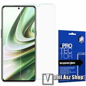Xpro előlap védő karcálló edzett üveg - 0, 33 mm vékony, 9H, Arc Edge, A képernyő sík részét védi - Oneplus 10T 5G / Ace Pro 5G - GYÁRI kép