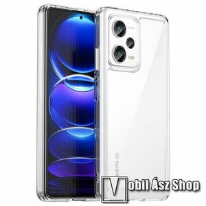 OTT! TRANSPARENT műanyag védő tok / hátlap - ÁTLÁTSZÓ - szilikon szegély, erősített sarkok - ERŐS VÉDELEM! - Xiaomi Redmi Note 12 Pro Plus kép