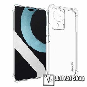 ENKAY HAT PRINCE szilikon védő tok / hátlap - FÉNYES - ÁTLÁTSZÓ - erősített sarkok, ERŐS VÉDELEM! - Xiaomi 13 Lite / Civi 2 - GYÁRI kép