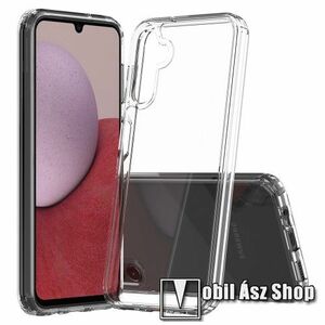 OTT! TRANSPARENT műanyag védő tok / átlátszó hátlap - ÁTLÁTSZÓ - szilikon szegély, erősített sarkok - ERŐS VÉDELEM! - SAMSUNG Galaxy A14 5G (SM-A146) / 4G (SM-A145) kép