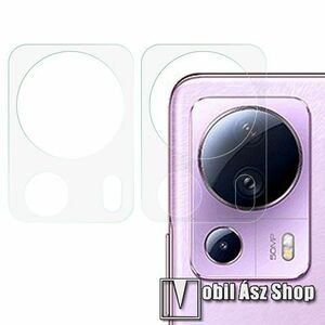 Kamera lencsevédő karcálló edzett üveg - 2db, 9H, 0, 33mm, Arc Edge - Xiaomi 13 Lite / Civi 2 kép