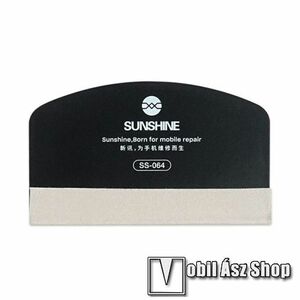 SUSNSHINE műanyag fólia kasírozó / simító - segítségével a fóliát könnyedén és buborékmentesen ragaszthatjuk fel a felületre, 93mm x 55mm - FEKETE - SS-064B - GYÁRI kép