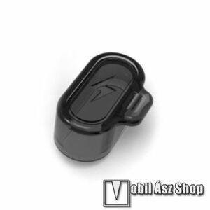Okosóra szilikon töltőnyílás porvédő dugó - ÁTTETSZŐ FEKETE - Garmin Forerunner 265 / 965 / Fenix 5S / 5 / 5X / 6X / 7-hez kép