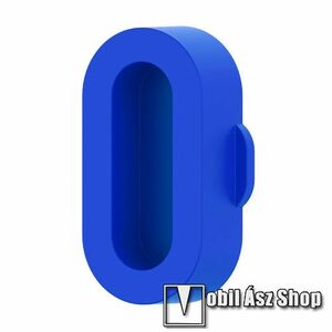 Okosóra szilikon töltőnyílás porvédő dugó - KÉK - Garmin Forerunner 265 / 965 / Fenix 5S / 5 / 5X / 6X / 7-hez kép