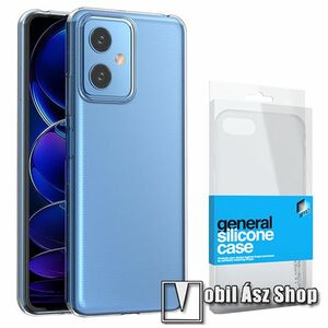 Xpro szilikon védő tok / hátlap - ULTRAVÉKONY! 0.33mm - ÁTLÁTSZÓ - Xiaomi Poco X5 / Redmi Note 12 5G - GYÁRI kép