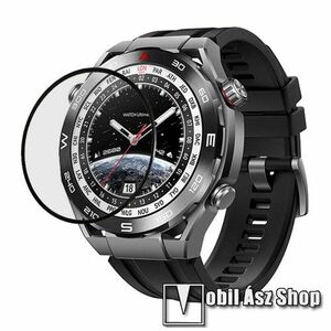 Okosóra Flexible Nano Glass rugalmas edzett üveg - 1db, 3D Curved, PMMA, A teljes kijelzőt védi! - HUAWEI Watch Ultimate (CLB-B19) kép