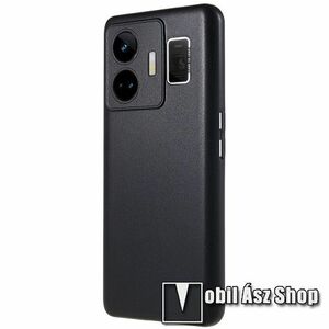 Szilikon védő tok / hátlap - MATT - FEKETE - Realme GT Neo 5 / GT Neo 5 240W / Realme GT3 kép