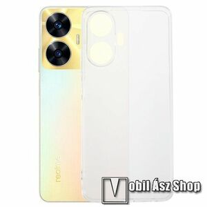 Szilikon védő tok / hátlap - ÁTLÁTSZÓ - Realme C55 / narzo N55 kép