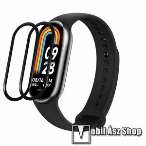 Okosóra Flexible Nano Glass rugalmas edzett üveg - 2db, 3D Curved, A teljes kijelzőt védi! - Xiaomi Band 8 kép