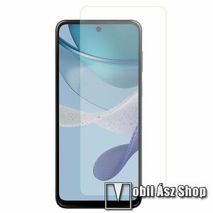 Előlap védő karcálló edzett üveg - 0, 3 mm vékony, 9H, Arc Edge, A képernyő sík részét védi - MOTOROLA Moto G13, G23, G53 kép