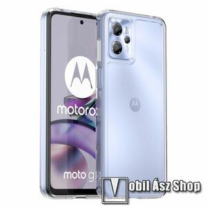 OTT! TRANSPARENT szilikon védő tok / hátlap - ÁTLÁTSZÓ - erősített sarkok - ERŐS VÉDELEM! - MOTOROLA Moto G13 / G23 kép