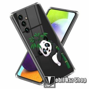 Szilikon védő tok / hátlap - PANDA MINTÁS - SAMSUNG Galaxy A24 4G (SM-A245F/DS) kép