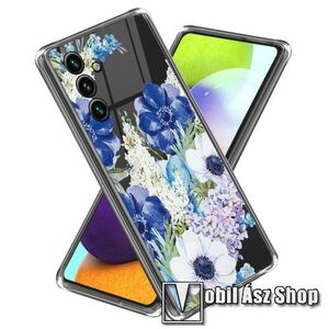 Szilikon védő tok / hátlap - VIRÁG MINTÁS - SAMSUNG Galaxy A24 4G (SM-A245F/DS) kép