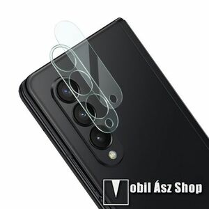 IMAK kamera lencsevédő üvegfólia - 1db, 9H, Arc Edges - SAMSUNG Galaxy Z Fold3 5G (SM-F926) - GYÁRI kép