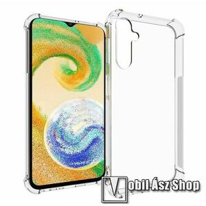 Szilikon védő tok / hátlap - FÉNYES - ÁTLÁTSZÓ - erősített sarkok - SAMSUNG Galaxy A24 4G (SM-A245) kép