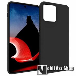Szilikon védő tok / hátlap - MATT - FEKETE - MOTOROLA ThinkPhone kép