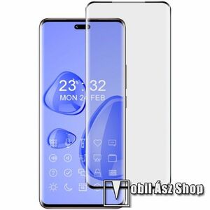 IMAK 3D Curved előlap védő karcálló edzett üveg - FEKETE - 9H, A teljes képernyőt védi! - Xiaomi 13 Lite / Civi 2 - GYÁRI kép