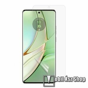 Képernyővédő fólia - Ultra Clear - 1db, törlőkendővel, A képernyő sík részét védi - MOTOROLA Edge 40 kép
