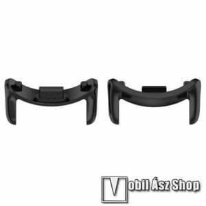 Okosóra fém csatlakozó adapter - 2db / 1pár - FEKETE - bármilyen 14mm-es teleszkópos szíjjal használható - Xiaomi Smart Band 8, 8 NFC, 9, 9 NFC kép